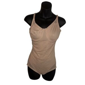 MIRACLESUIT Tan Shapewear Bodysuit 38B